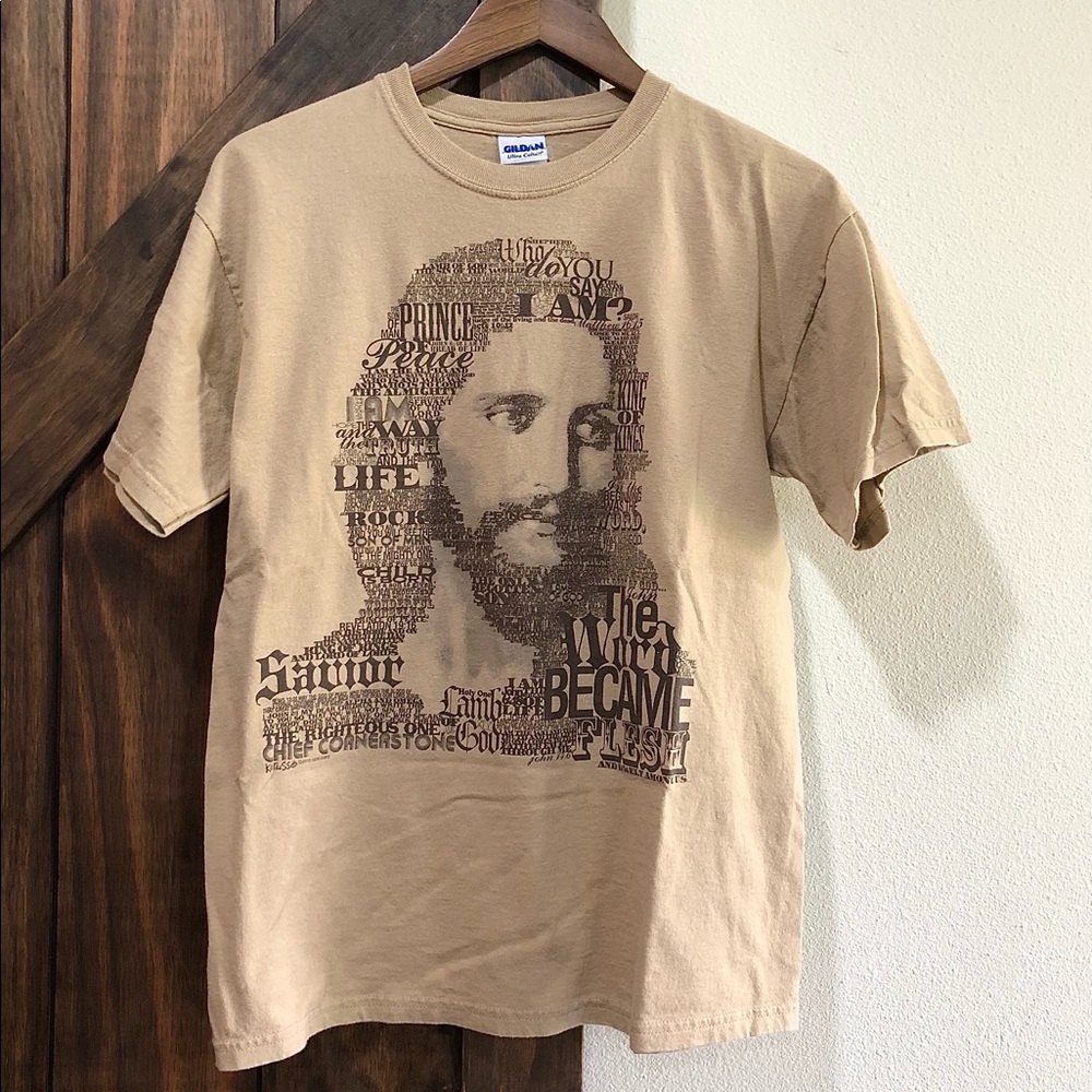 Gildan Jesus Tee Sz. M